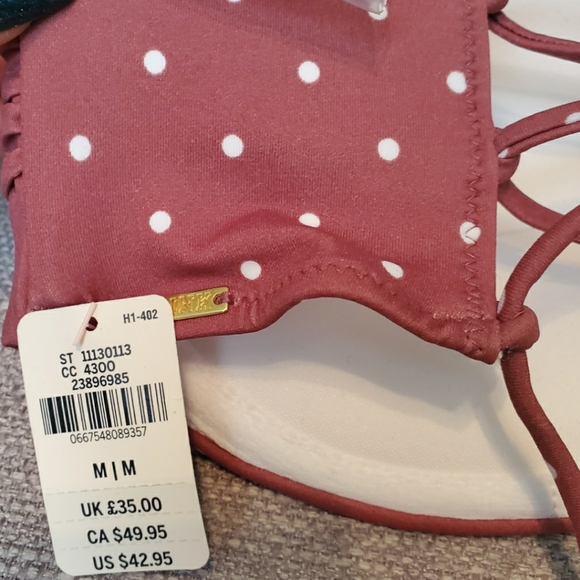 VS PINK Polka Dot Bikini top NWT - Picture 5 of 6